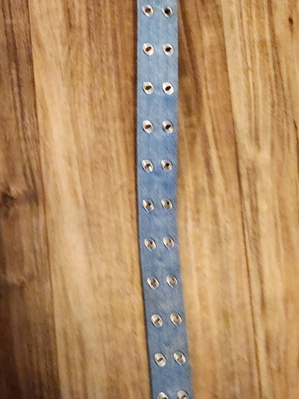 Nwt Wild Fable Denim Blue Double-Row Grommet Belt